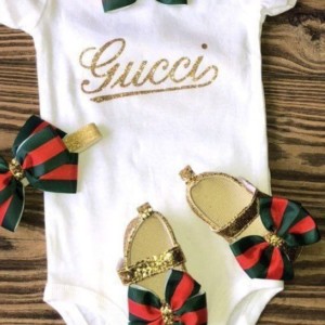 Baby Gucci Onesie First Gucci Outfit Baby Gucci Gear