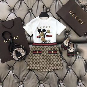Toodler Little Princess Gucci Outfit Little Girl’s Designer Wear