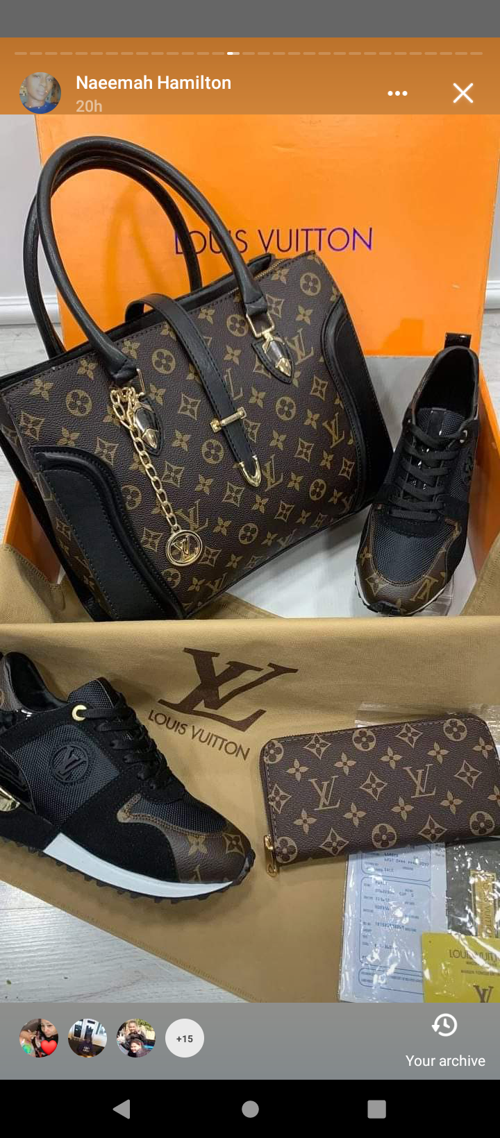 Louis Vuitton Package Designer Combo Giftset LV