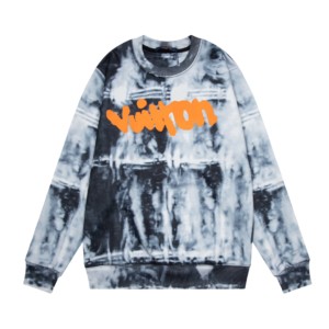 Louis Vuitton Louis Vuitton 2022Fw Full Body Tie Dye Painted Sweatshirt