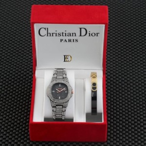 CHRISTAIN DIOR PARIS MEN 2-PIECE JEWERY SET GIFTSET FOR HIM